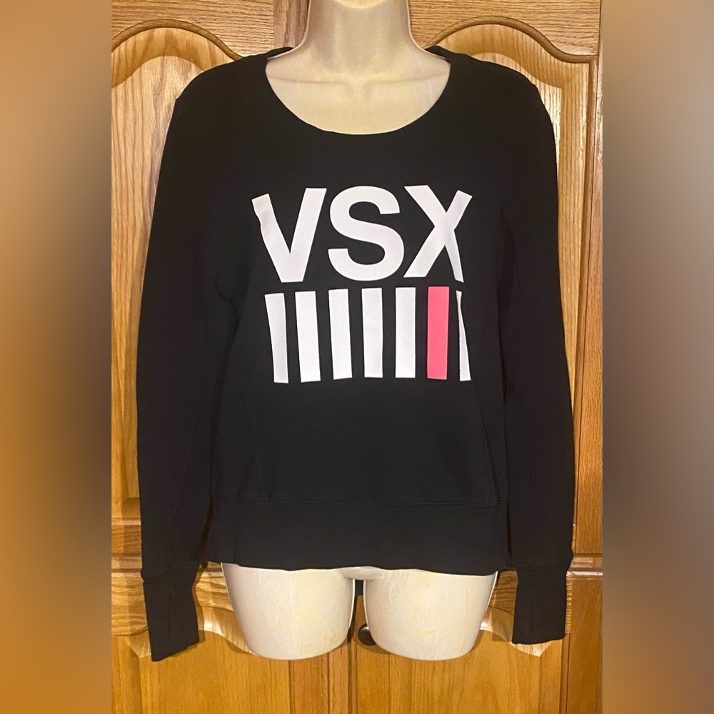 Victoria’s Secret VSX Sport open back sweatshirt, Sz. M, worn once.